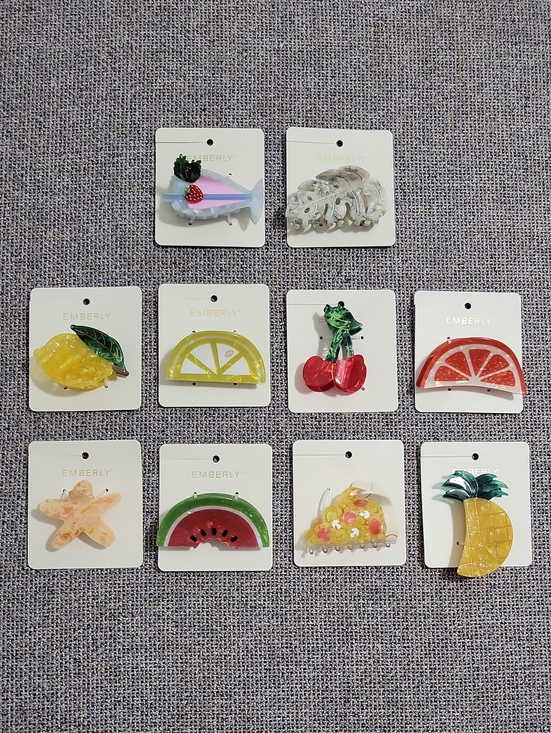 emberly Accessories - EMBERLY Acrylic Hair Claw Clip (Pick One)
